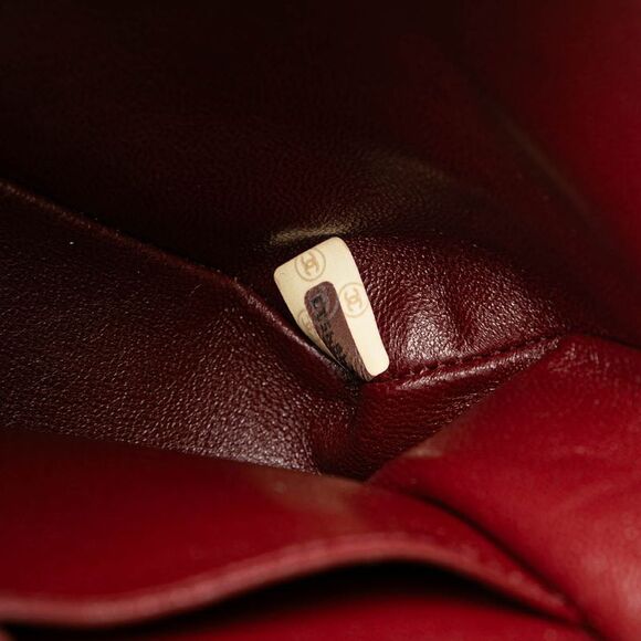 Pre Loved Chanel Small Classic Lambskin Double Flap Women Black Shoulder Bag - Picture 6 of 8